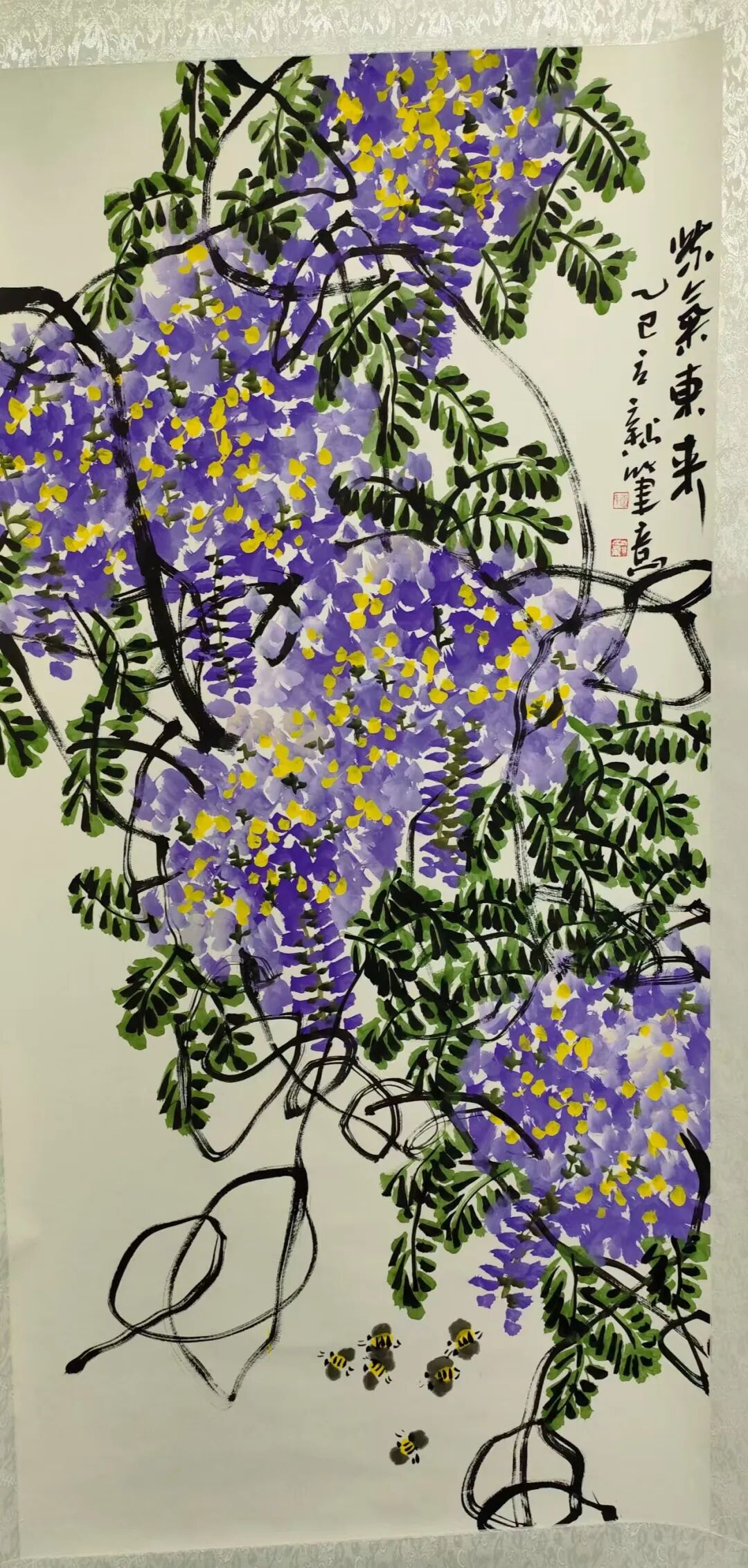 丹青传韵 泉城生辉——李立新《紫气东来》于济南秋拍圆满落槌